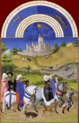 Les Très Riches Heures du Duc de Berry -  섬세한 엽서와 신비로운 상징주의에 대한 탐구!